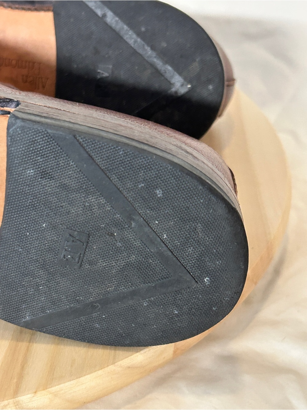 Allen Edmonds Jackson Men’s Brown Leather Lace-Up Derby Dress Shoes US 9.5D - Picture 6 of 8